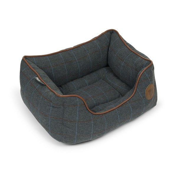 Petface Twilight Tweed Square Pet Bed- Large