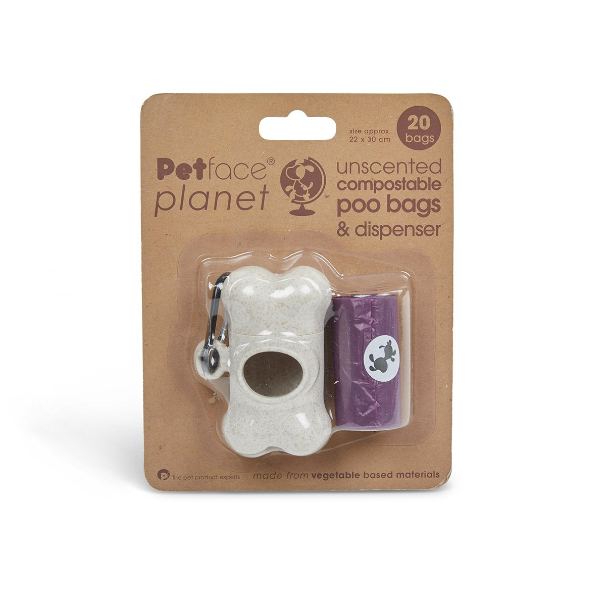 Petface Compostable Poop bag and Dispenser