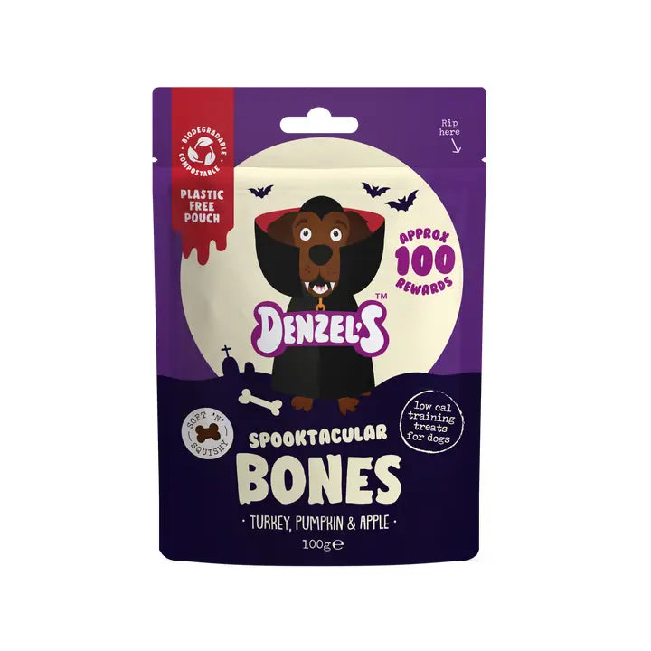 Denzel’S Spooky Bones -Turkey & Pumpkin Dog Treats