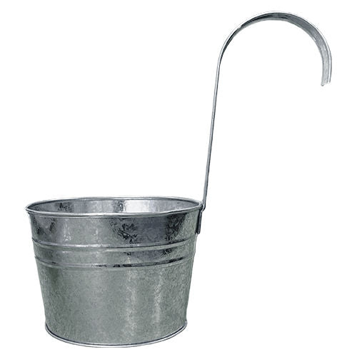 Tin Galvanised Hanging Bowl 14.5cm