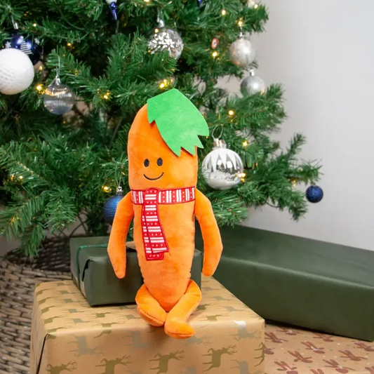 Festive Christmas Dog Toy- Katie Carrot