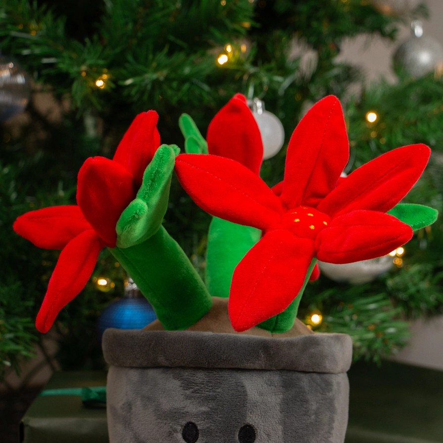 Festive Christmas Dog Toy- Henrietta Poinsettia