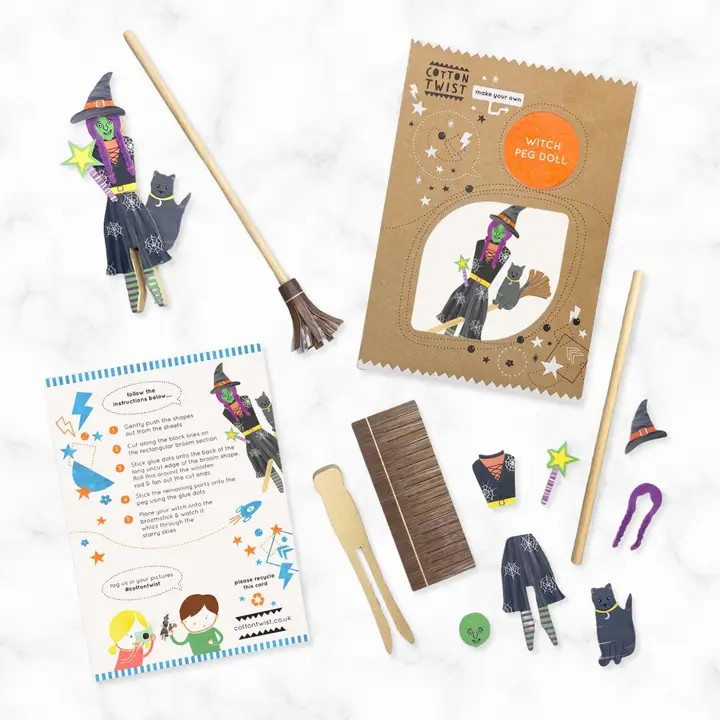 Make Your Own Witch Peg Doll