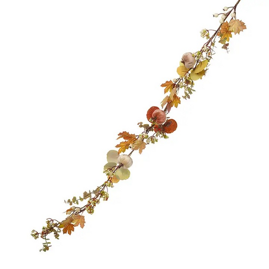 Autumn Garland with Pumpkins