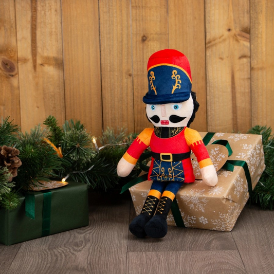 Festive Christmas Dog Toy-  Nicholas Nutcracker