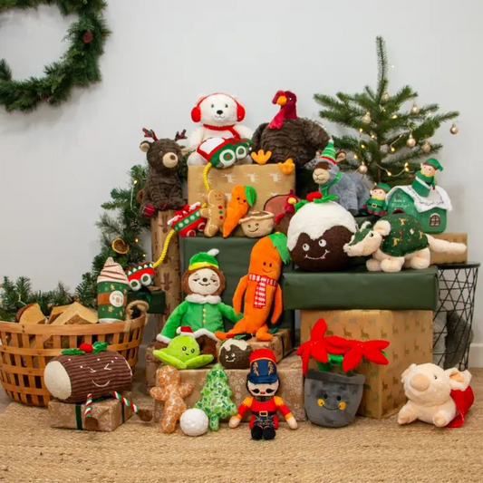 Festive Christmas Dog Toy-  Bouncing Colin Jr