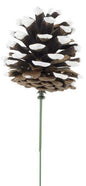 Natural Pine Cone Christmas Wreath Pick- pack of 12