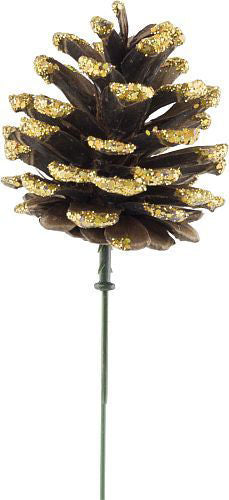 Pine cone Christmas Wreath Pick