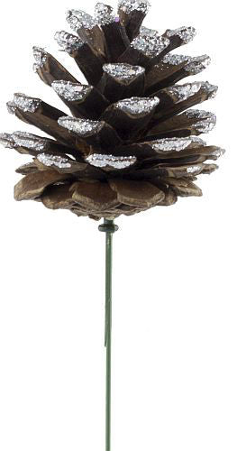 Pine cone Christmas Wreath Pick