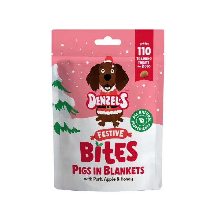 Denzel's Doggy Christmas Pigs in Blankets Bites 100g