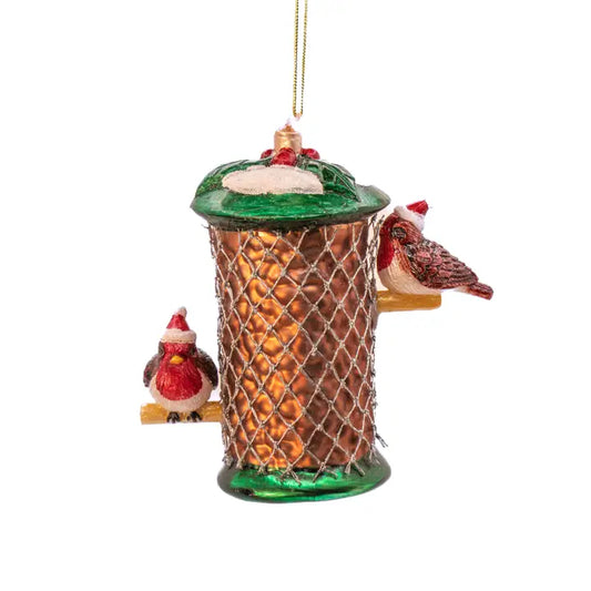 Sass and Belle Bird Feeder with Robins Shaped Bauble