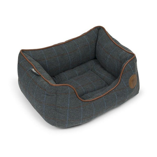 Petface Twilight Tweed Square Pet Bed- Large