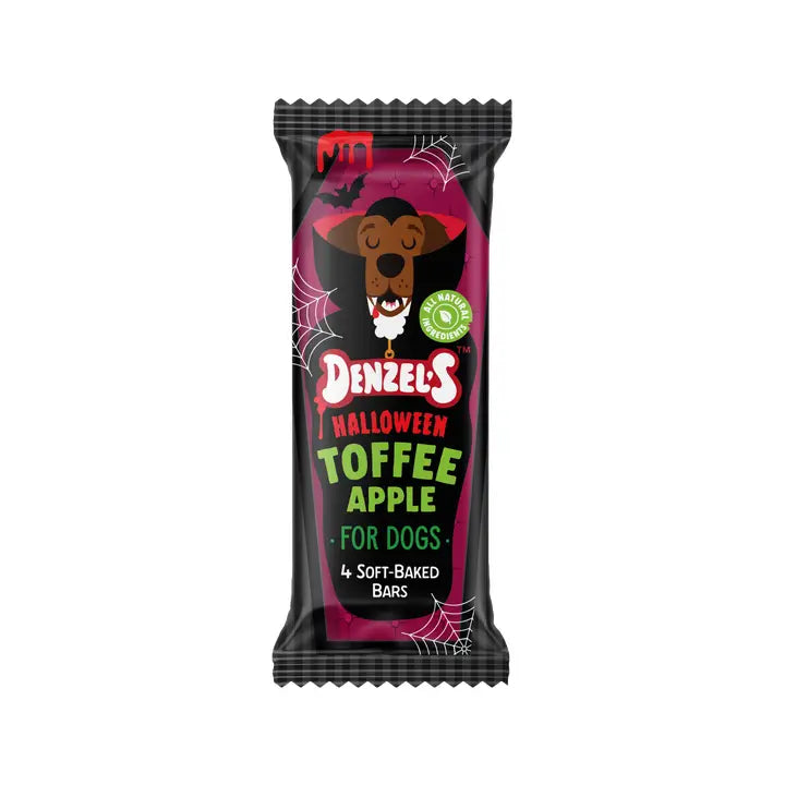 Denzel's Vegan Dog Halloween Toffee Apple Soft Sticks -