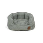 Petface Sage Herringbone Oval Pet Bed- Small