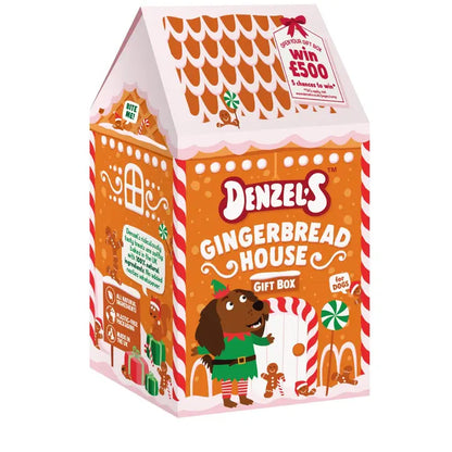 Denzel’S Gingerbread House Gift Box For Dogs