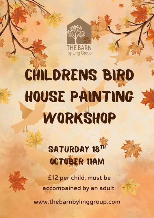 Children's Bird House Painting Workshop- 18th October