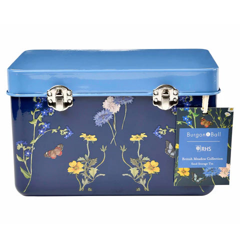 Burgon and Ball RHS  British Meadow Seed Storage Tin