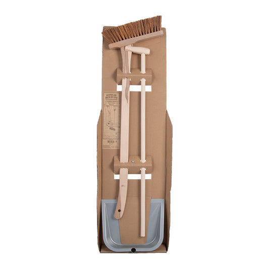 Long Handles Dustpan and Brush Set