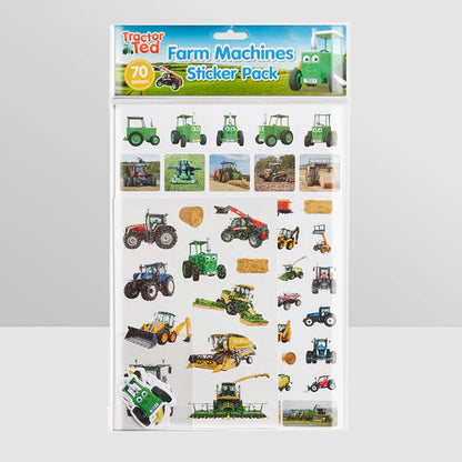 Tractor Ted Farm Machines Sticker Pack