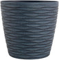 Wave Planter Round 28cm - Blue/Grey