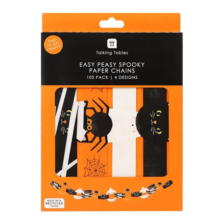 Halloween Paper Chains -100 Pack