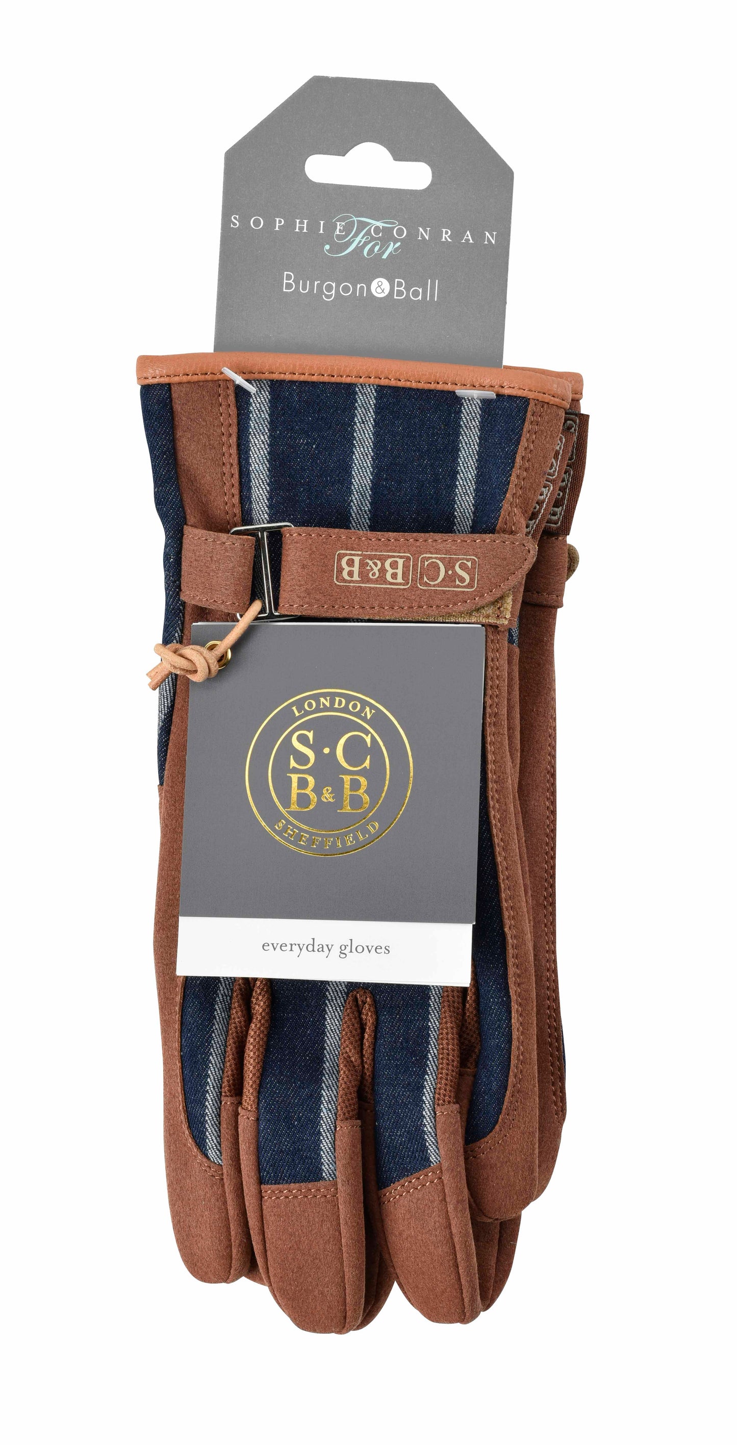 Burgon and Ball Sophie Conran Everyday Gloves - Ticking