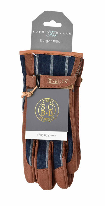 Burgon and Ball Sophie Conran Everyday Gloves - Ticking