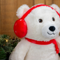 Festive Christmas Dog Toy-  Olwen Christmas Bear