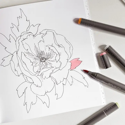 The Plant Lady: A Floral Adult Coloring Book