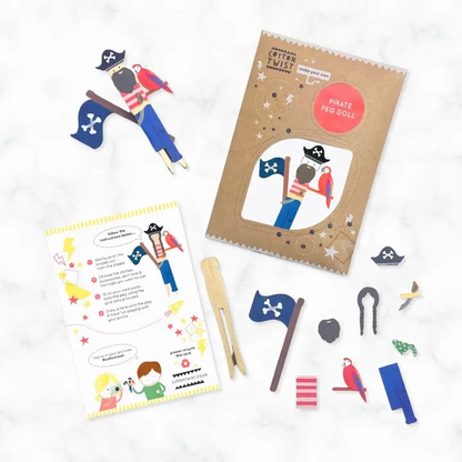 Make Your Own Pirate Peg Doll